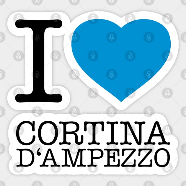 I LOVE CORTINA D'AMPEZZO Sticker by eyesblau